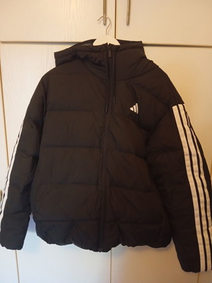 Adidas puffer climawarm jacket, black, size L