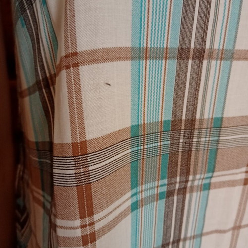 Summer sleeveless dress plaid in pastel colors like new