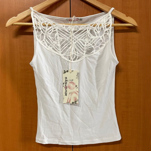 Attrattivo Top new, size S, white