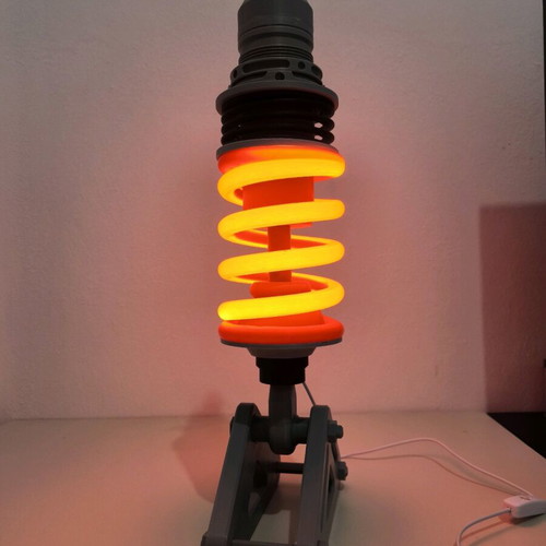 Shock Absorber LED Lamp 3D Printed Design new