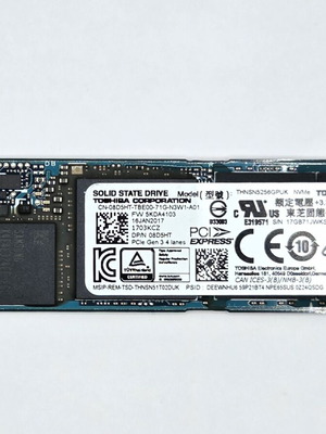 Toshiba NVMe SSD 256GB M.2 2280 THNSN5256GPUK σαν καινούργιο