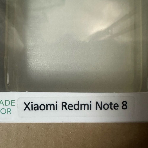 Xiaomi Redmi Note 8 case transparent with screen protector new