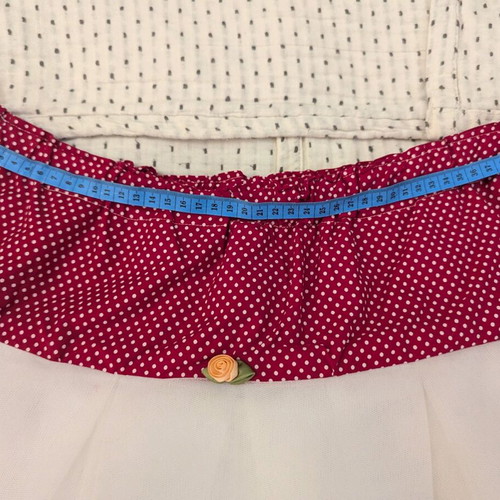 Underskirt petticoat like new, white and red