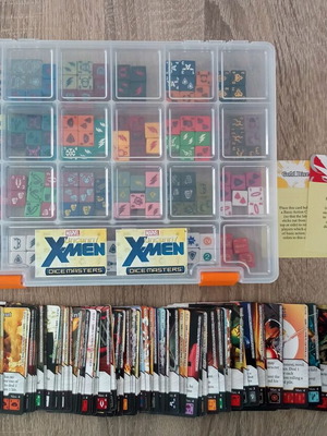 Uncanny X-Men Dice Masters used set with cards and dice
