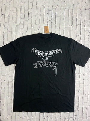 Stussy Wingspan Tee new, sizes L and XL, black