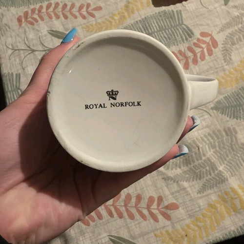 Vintage Scorpio mug used from Royal Norfolk with Scorpio zodiac sign