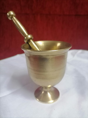 Γουδί παλιό μεταχειρισμένο, ύψος 10 εκ