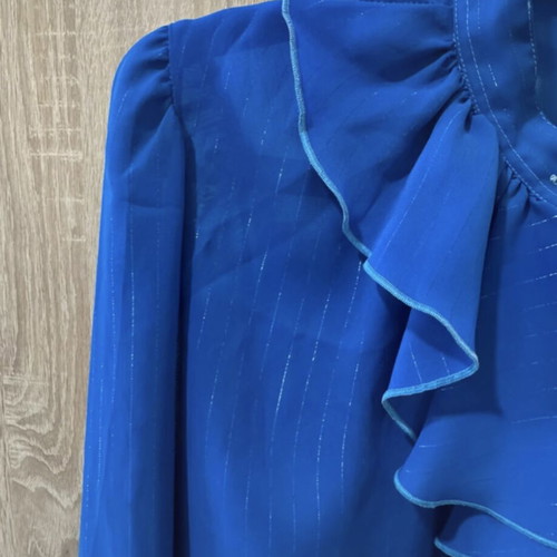 Blue shirt used, one size