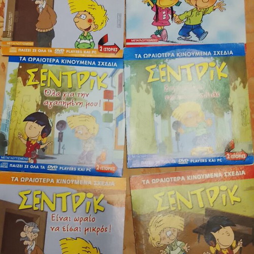 Sentric DVD used, pack of 6, dubbed animated series
