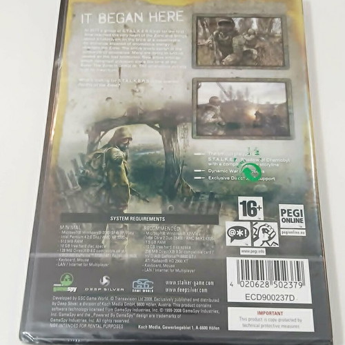 Stalker Clear Sky PC game new