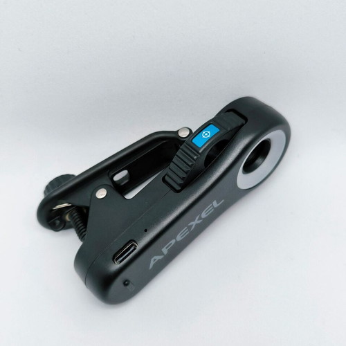 Apexel TriScope 3-σε-1 μικροσκόπιο για τηλέφωνο 40X/80X/120X με LED και UV νέο