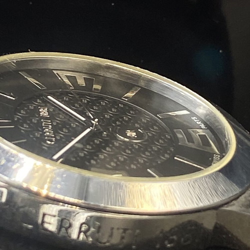 Cerruti 1881 Parigi men's watch like new, black and silver