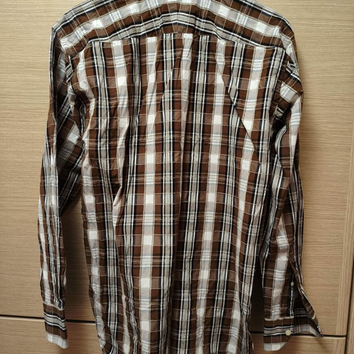 Dunhill long-sleeve shirt size L multicolor like new