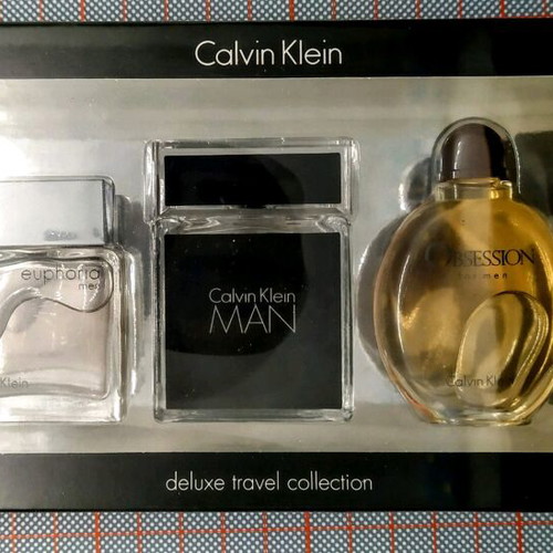 Calvin Klein Deluxe 5-Piece Travel Mini Perfume Set in 1 Box new