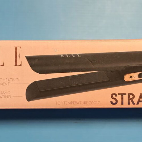 Elle hair straightener new with gift mini travel straightener