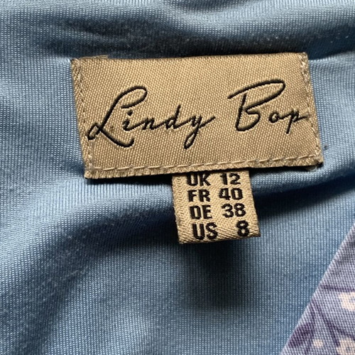 Lindy Bop Wrap Dress like new, colorful, cotton, size L