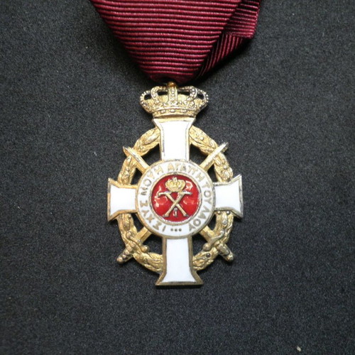 Gold Knight with Swords Order of George used with ribbon Spink