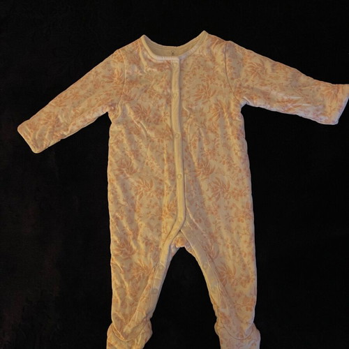 Mothercare baby sleep suit for girl 3-6 months like new with mitten sleeve