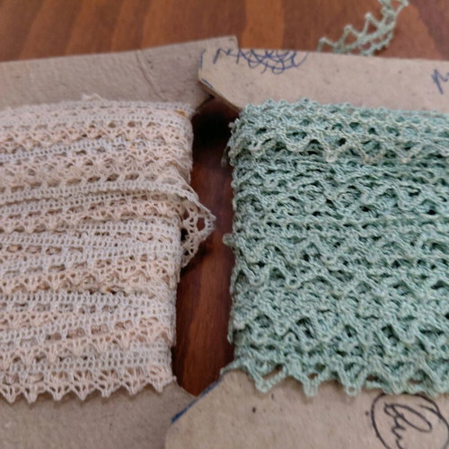 Vintage lace from the 1960s like new, set of seven pieces