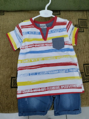 Cotton set for 30-month-old boy new
