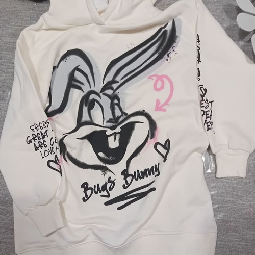 Looney Tunes Zara sweatshirt new, white, size 128 cm