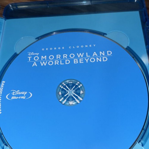Disney Tomorrowland Blu-ray new, action sci-fi adventure