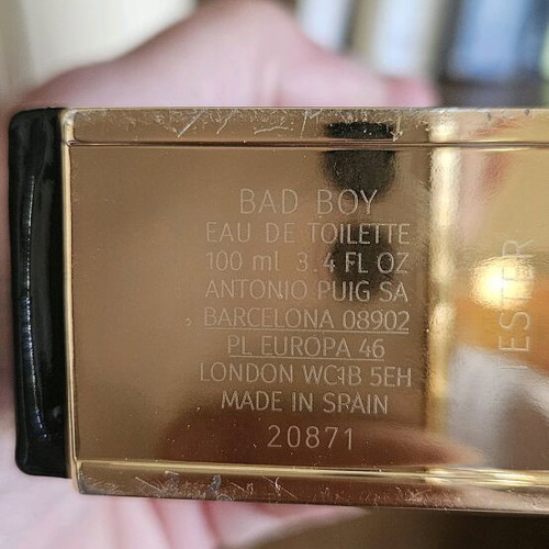 Carolina Herrera Bad Boy New York tester perfume like new, 65ml
