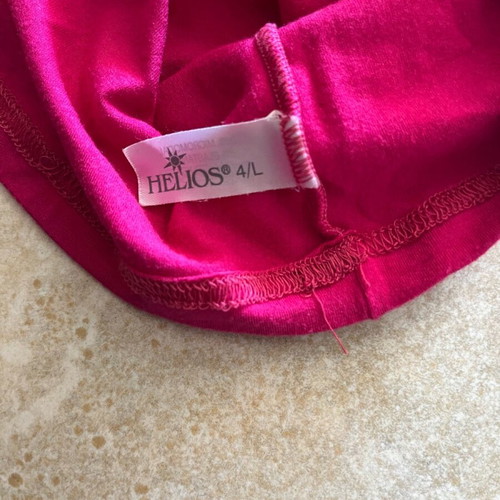 Helios pink short-sleeve blouse new, size L