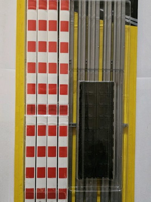 Scalextric Sport C8267 straight kerb and barriers new