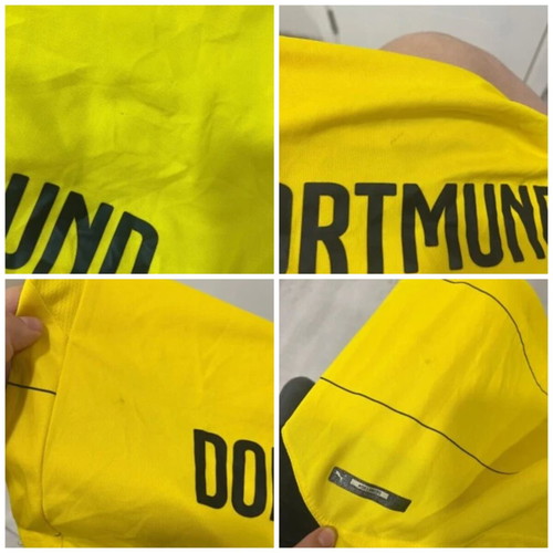 Borussia Dortmund 2015/2016 Home Football Shirt Puma used, size Small
