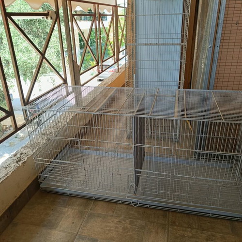 Bird breeding cages, 2 pcs 90x34x43 cm, 1 pc 60x34x33 cm