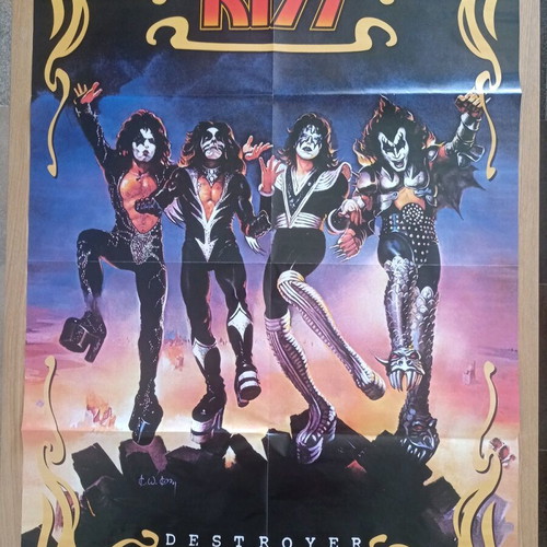 Black Sabbath - Kiss poster new, Headless Cross, Metal Hammer