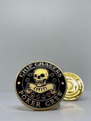 Poker commemorative coin gold plated new