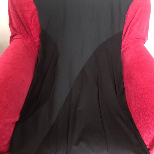 Tatiana Lebedev Black Asymmetric Dress Used, Size L
