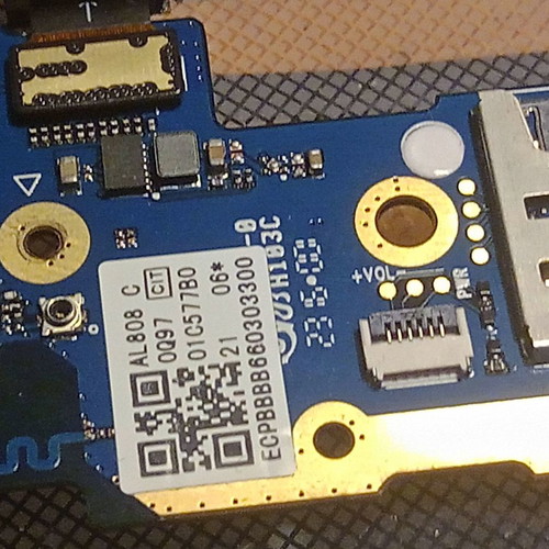 Huawei motherboard used and screen, each working separately