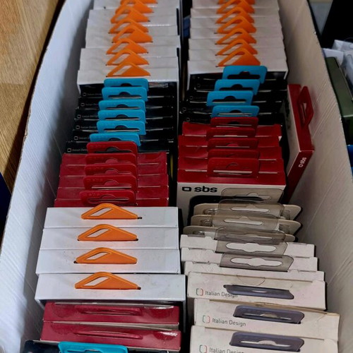 Mobile phone glass and cases new, pack of over 195 pieces