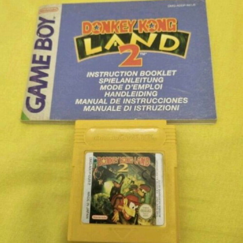 Donkey Kong Land 2 used with instruction booklet for Game Boy Advance