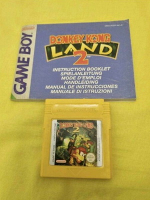 Donkey Kong Land 2 μεταχειρισμένο με εγχειρίδιο χρήσης για Game Boy Advance