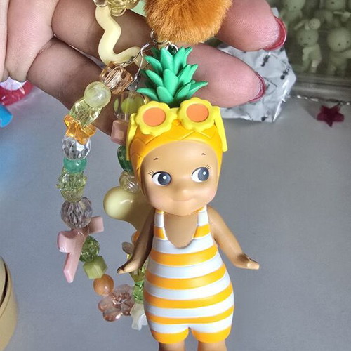 Sonny Angel Summer Vacation Pineapple Custom Keychain