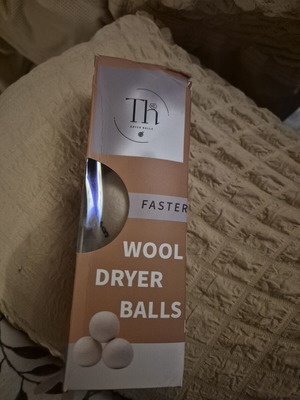 Wool dryer balls set of 3 new
