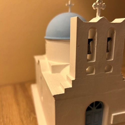 Seven Martyrs like new, Sifnos model made of porcelain