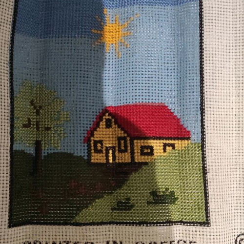 Embroidery new and unfinished, pack of 8 pieces