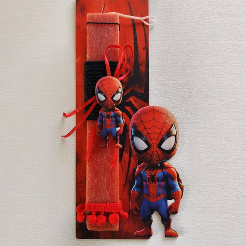 Spiderman handmade candles made to order