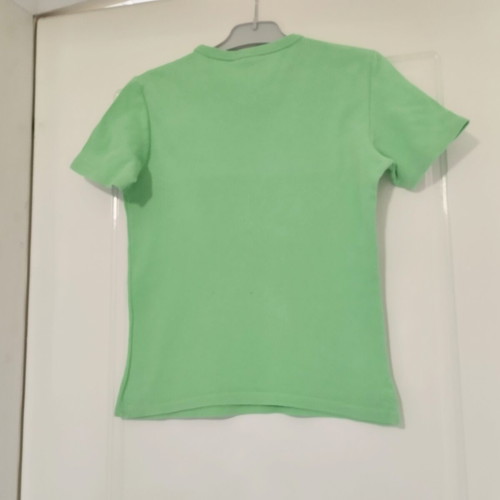 French Connection lime green cotton t-shirt size S