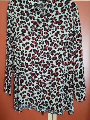 Leopard shirt Zara like new, multicolor, size L