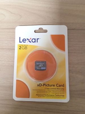 Lexar xD Picture Card 2GB sealed new