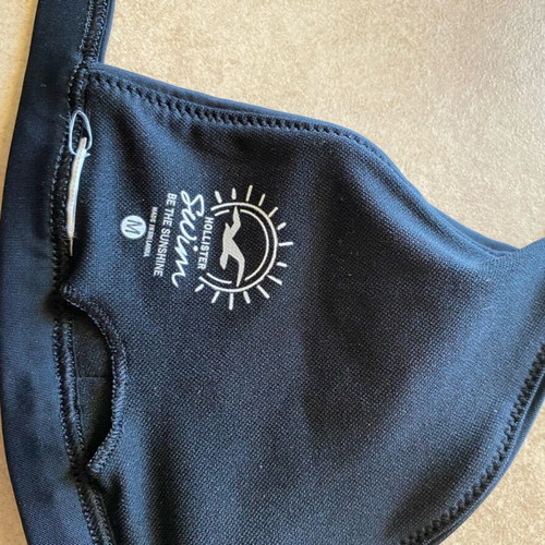 Hollister black medium bikini top like new