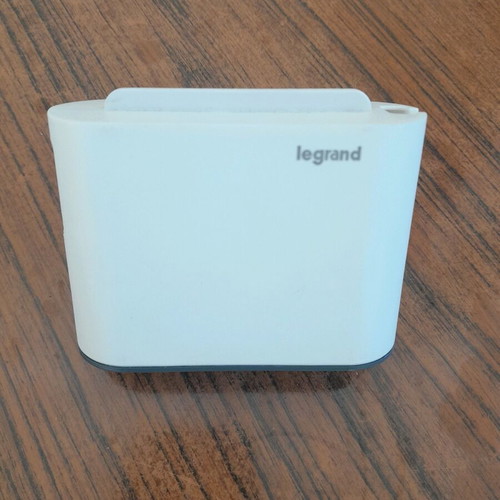 Legrand adapter like new with 2 bipolar sockets, USB A and USB type C