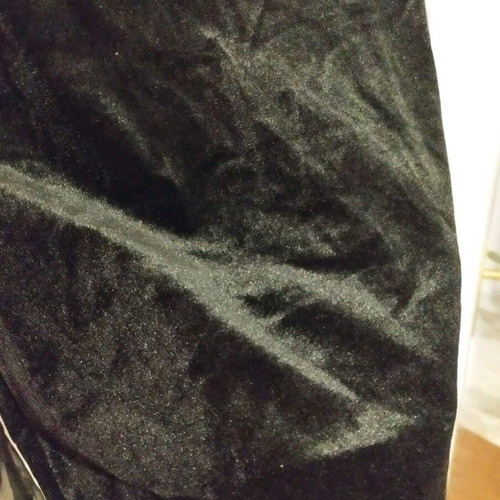 Velvet blouse with puffy transparent sleeves new, Authentic, size L