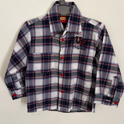 Checked shirt for boy size 3 92-98cm like new